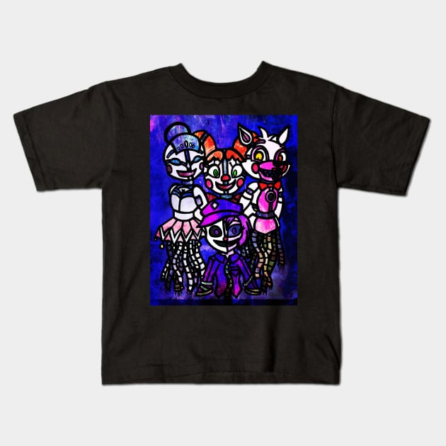 FNAF | Sister Location Kids T-Shirt by ScribbleSketchScoo